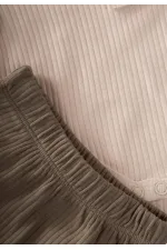 Basic Bodysuit Set for 0-3 Years Old Light Beige