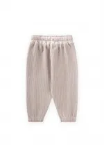 Pantalon de jogging en velours côtelé, couleur pierre, 1-10 ans