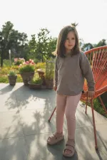 Long Sleeve T-Shirt Set 1-7 Years Mink