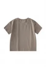 Slogan Printed T-Shirt, Ages 2-10, Size S, Mink Slogan Printed T-Shirt, Ages 2-10, Size S, Mink