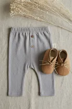 Sahte Patlı Bebe Eşofman 0-3 Yaş Vizon