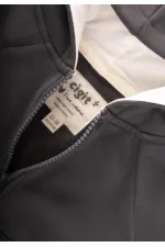 Hooded Zippered Cardigan 1-14 Years Anthracite