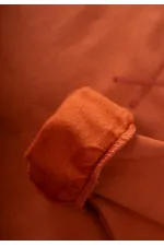 Basıc Karyoka Detaylı Sweatshirt Takım 3-8 Yaş kiremit