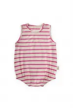 Striped Bodysuit 0-3 Years Old Fuchsia Striped