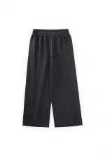 Wide Cut Trousers 4-12 Years Black Wide Cut Trousers 4-12 Years Black