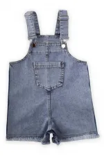 Jupe en jean à ourlet mohair, 2-7 ans, bleue