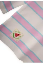 Striped Long Sleeve T-Shirt 2-8 Years Old Pink Blue Striped