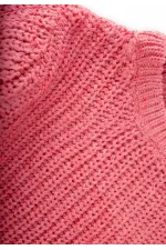 Crew Neck Selanik Knitwear Sweater 2-8 Years Old Salmon