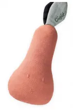 Müslin Çıngıraklı Armut Oyuncak K.Pembe