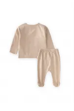 Kruvaze Takım 0-6 Ay Bej