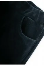 Fitilli Kadife Pantolon 1-8 Yaş Lacivert