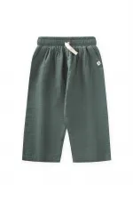 Pantalon en mousseline kaki vert, 1-10 ans Pantalon en mousseline kaki vert, 1-10 ans