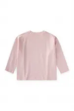 Slogan Long-Sleeve T-Shirt, Ages 2-10, Powder Pink