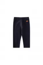 Basic Fleece Leggings, Ages 1-8, Navy Blue