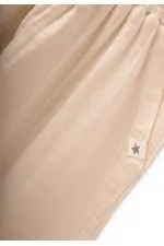 Pantalon en mousseline beige 1-10 ans