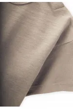 Basic Bebe T-Shırt 0-3 Yaş Bej