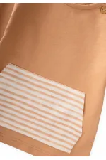 Kanguru Cepli T-Shirt Takım 0-2 Yaş Oranj