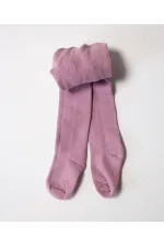 Children's Plain Tights 1-9 Years Old Dusty Rose