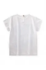 Calm Mood Printed T-Shirt 3-8 Years Old Off White