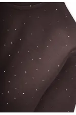 Ensemble complet en modal orné pour enfants de 8 à 13 ans, marron