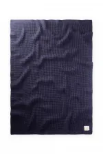 Selanik Knitted Blanket 80X100 (+/- 5 Cm) Indigo Blue