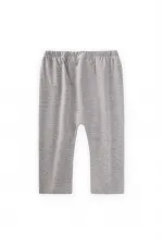 Ensemble de survêtement bébé à carreaux imitation gris chiné 0-3 ans