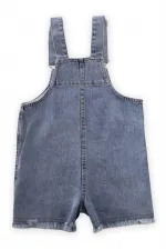 Jupe en jean à ourlet mohair, 2-7 ans, bleue