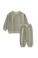 Sweatshirt Takım 2-8 Yaş Kalp Desen