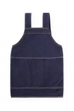 Gilet en jean bleu avec poches latérales pour enfant de 2 à 7 ans