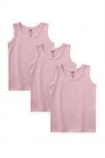 Ensemble trois pièces débardeur à larges bretelles, 2-9 ans, rose bonbon