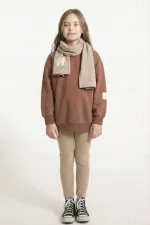 Sweatshirt Takım 2-10 Yaş A Kahve