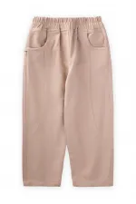 Pantalon en gabardine beige 2-7 ans