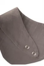 Üçgen Arkadan bağlamalı Müslin Mama Önlüğü Toprak