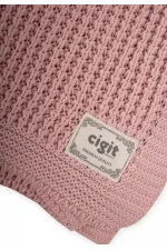 Selanik Triko Battaniye 80X100 (+/-5 Cm ) Pudra Pembe