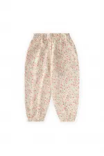 Pantalon en viscose à motifs, 2-10 ans, motif floral frais