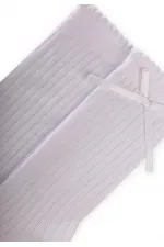 Çocuk Diz Altı Kız Çorap 2-10 Yaş Beyaz