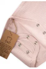 Stretchable Bodysuit 0-2 Years Powder Pink
