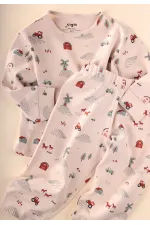 Desenli Mevsimlik Pijama Takım 1-7 Yaş Çiftlik Desen