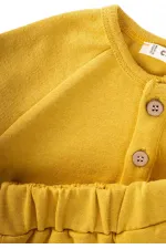 Reglan Kol Patlı Erkek Basıc Takım 1-5 Yaş Hardal Sarı