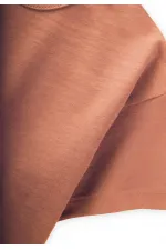 Basic T-Shırt 1-10 Yaş Turuncu