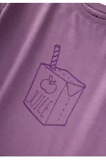 Juice Baskılı Taytlı Takım 2-8 Yaş Mor