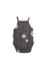 Askılı Zıbın 0-3 Yaş Gri