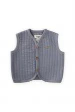 Quilted Vest, 0-4 Years, Mint Green