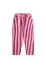 Striped Tracksuit 3-12 Years Fuchsia