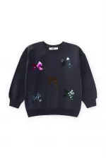 Sequined Sweatshirt 2-10 Years Old Anthracite