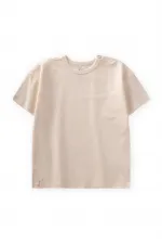 T-shirt basique pour bébé 0-3 ans écru