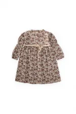 Elbise 4-12 Yaş Bej