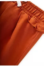 Fırfırlı Eşofman 1-5 Yaş Kiremit