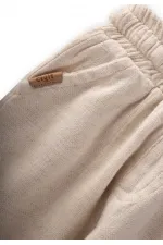 Keten Pantolon 1-7 Yaş Naturel