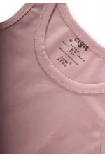 Débardeur à bretelles triples, 2-9 ans, couleur poudre foncée